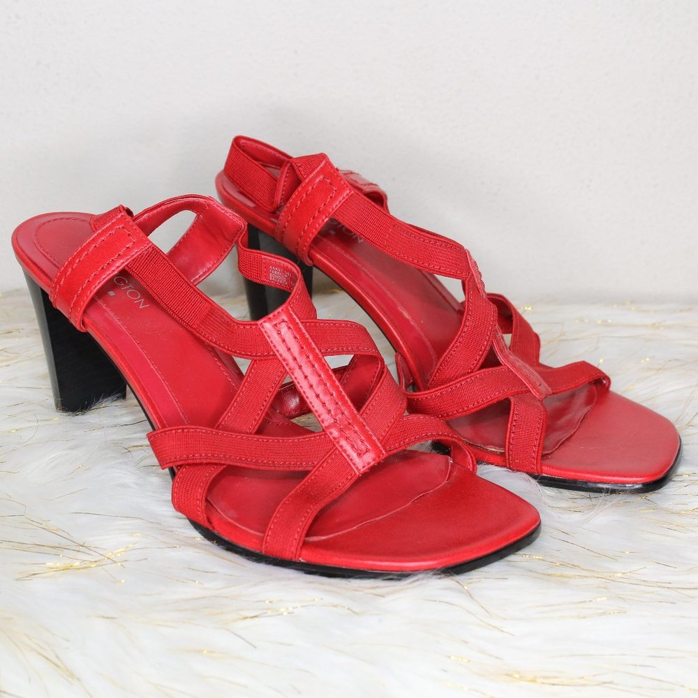 Covington Strappy Red Heels